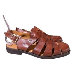 Allen Edmonds Barbados Fisherman Sandal Mens size 13 D EUC